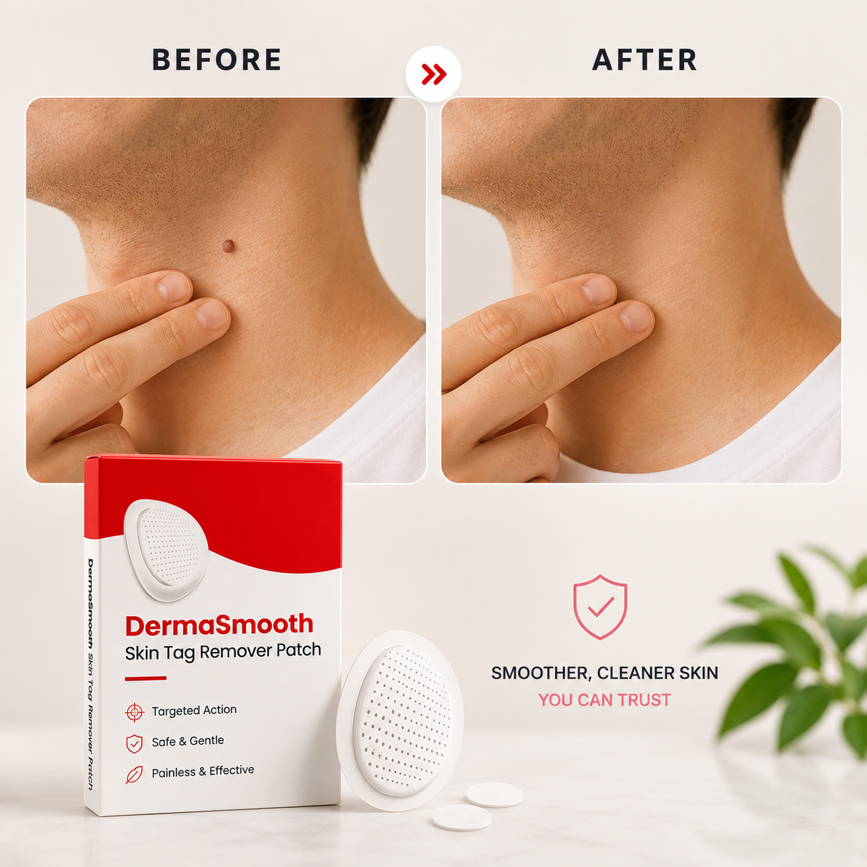 DermaSmooth™ Skin Tag Remover Patches