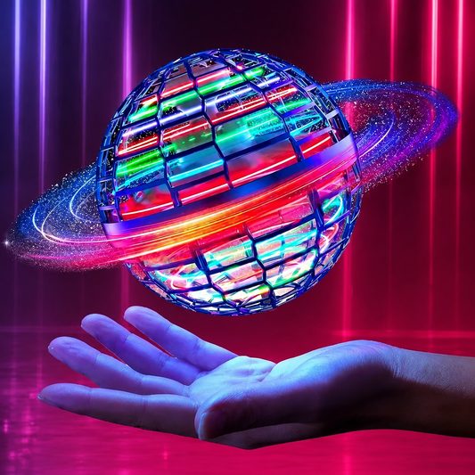 HoverNova™ – 360° Flying Light-Up Gyro Ball Toy