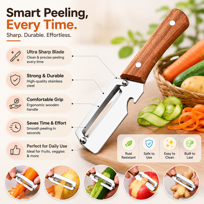 ChefPeel™ Premium Vegetable Peeler ⚡